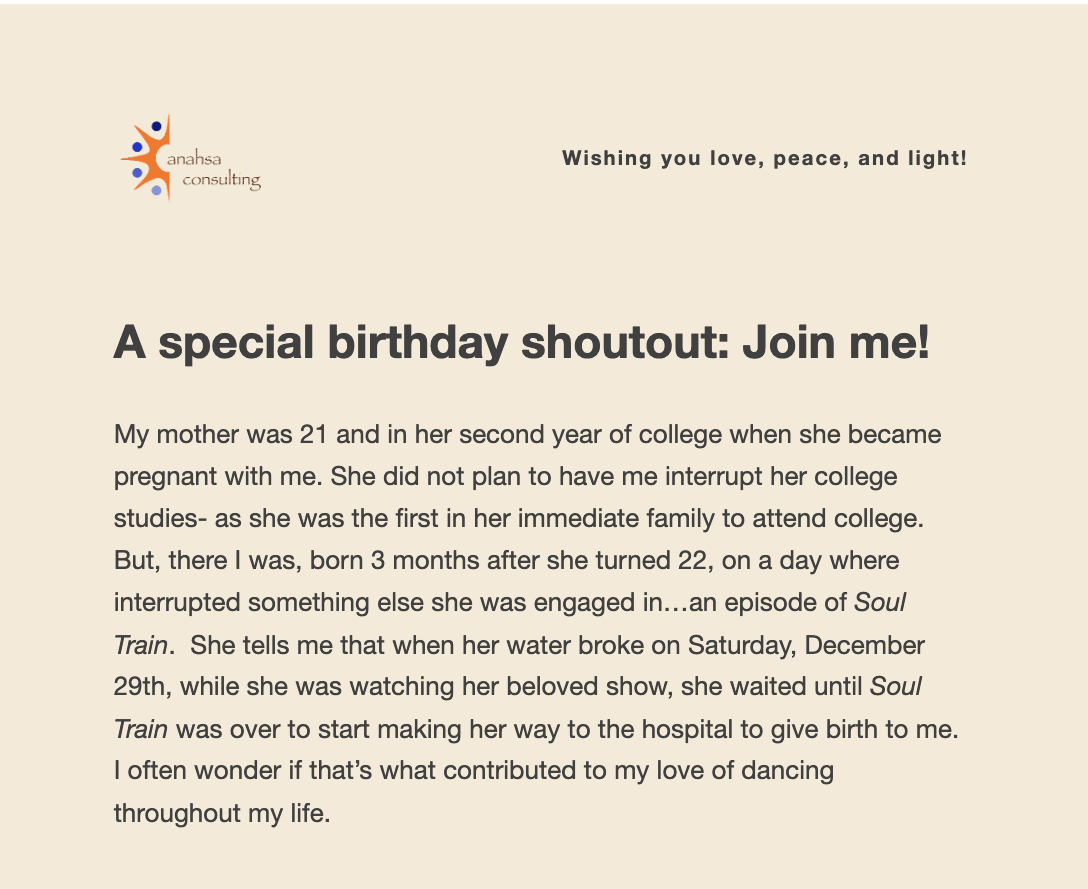 Giving flowers….now- A special birthday shout out!