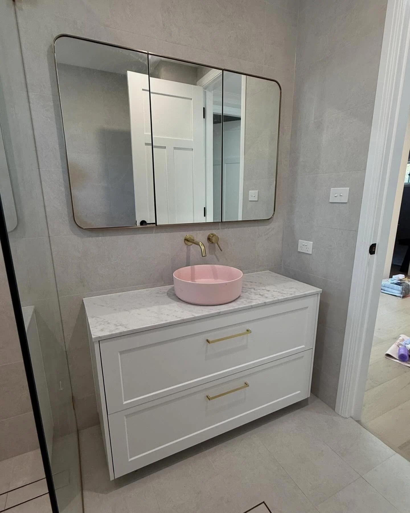 First floor bathroom from one of our South Turramurra projects