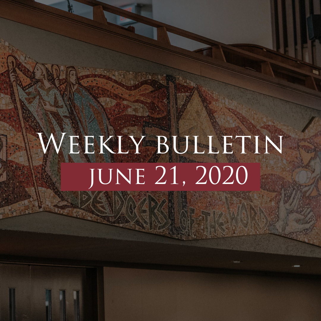 Weekly Bulletin Holy Family Catholic Church