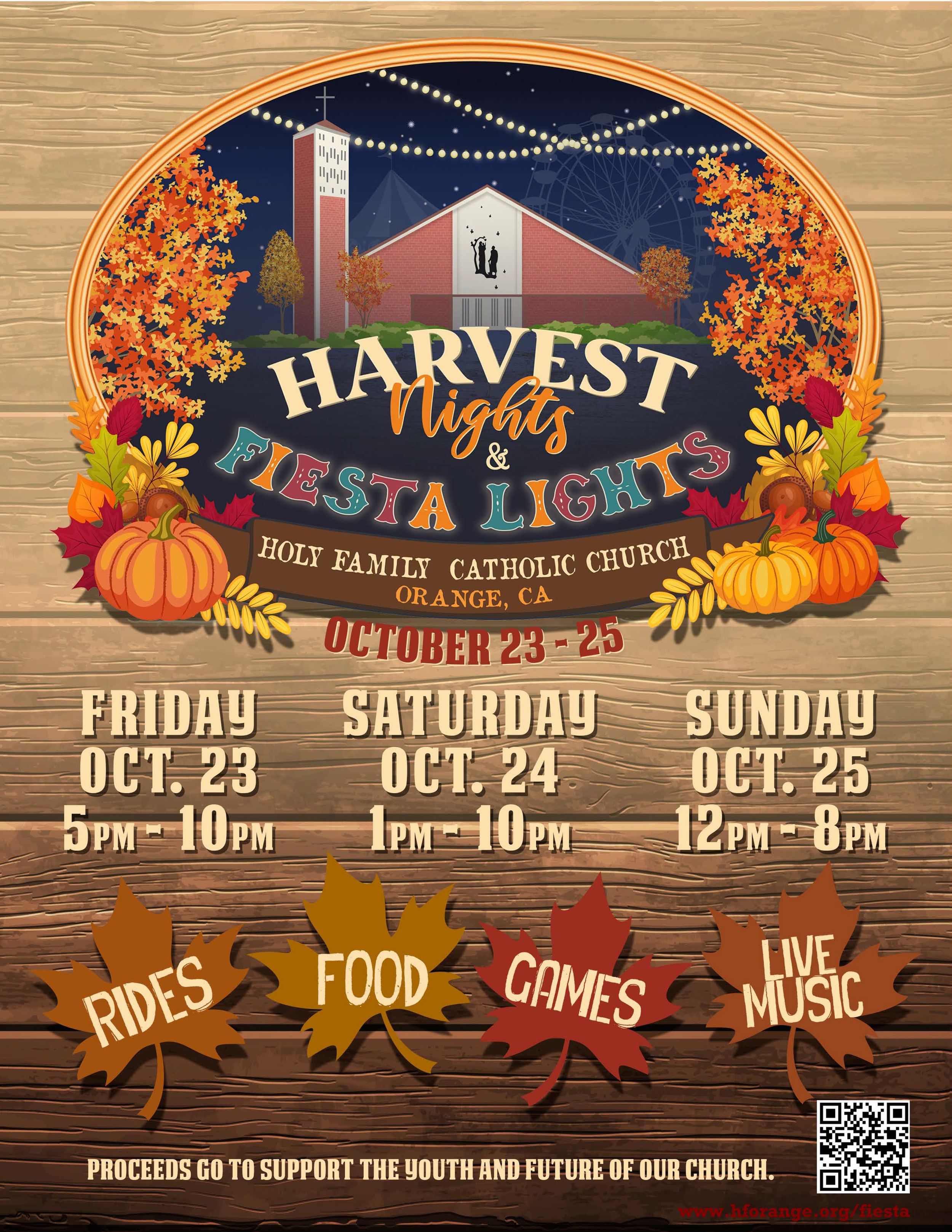 Flyer for Holy Family Fiesta 2026