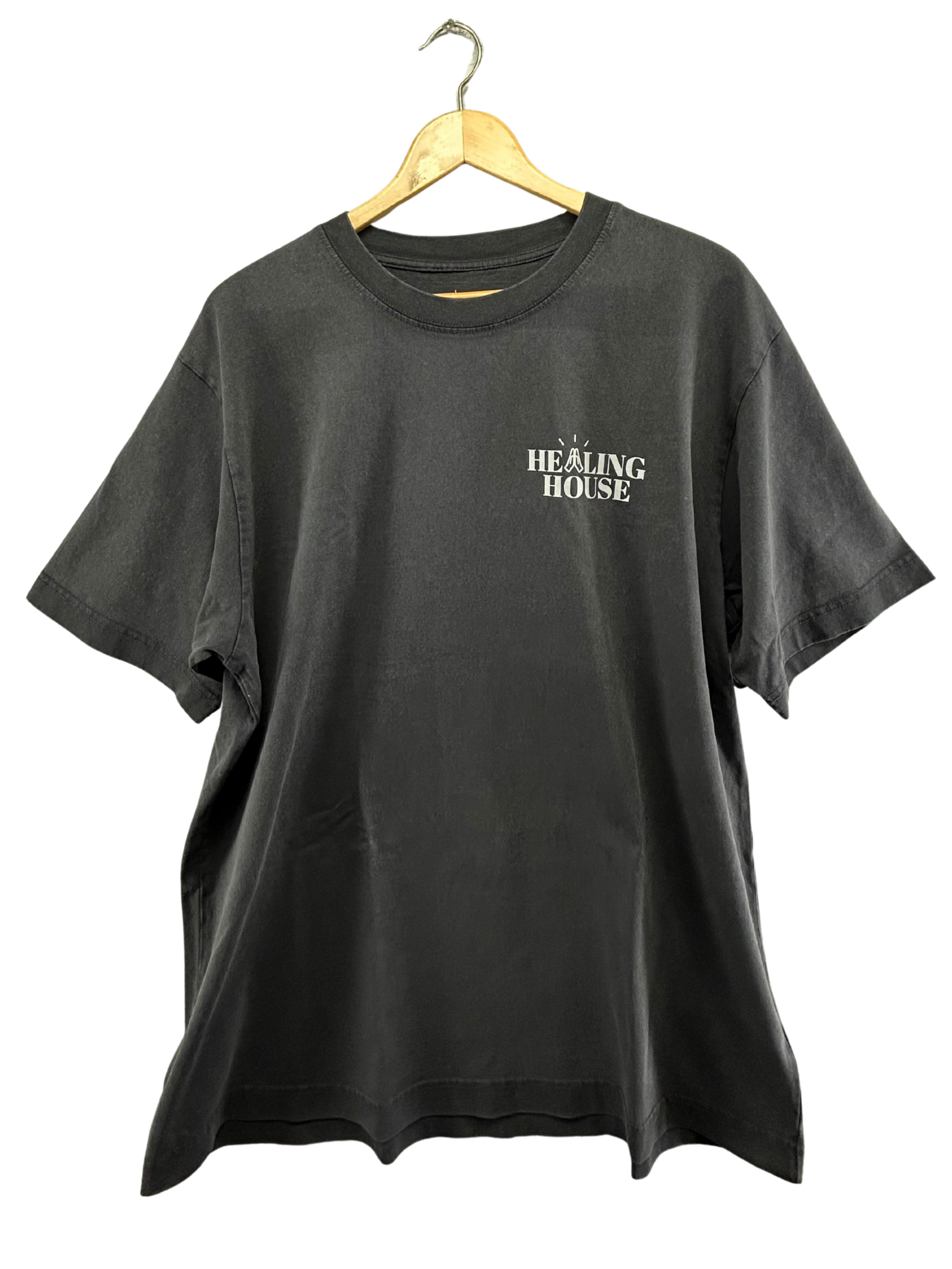 Healing House 001 Tee (Faded Black)