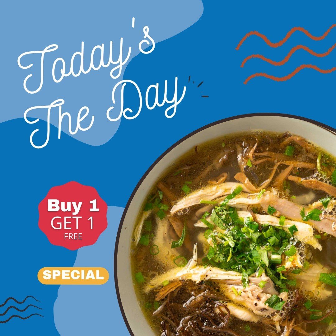 TGIF 🥳🎉 Our promo weekend starts TODAY. For any order of Chicken Glass Noodles Soup or Vietnamese Chicken Salad, you get 1 FREE dessert.

Celebrate the weekend with us 💖
________________
#weekend #weekendvibes #summer #626 #lunch #dinner #dinnerda