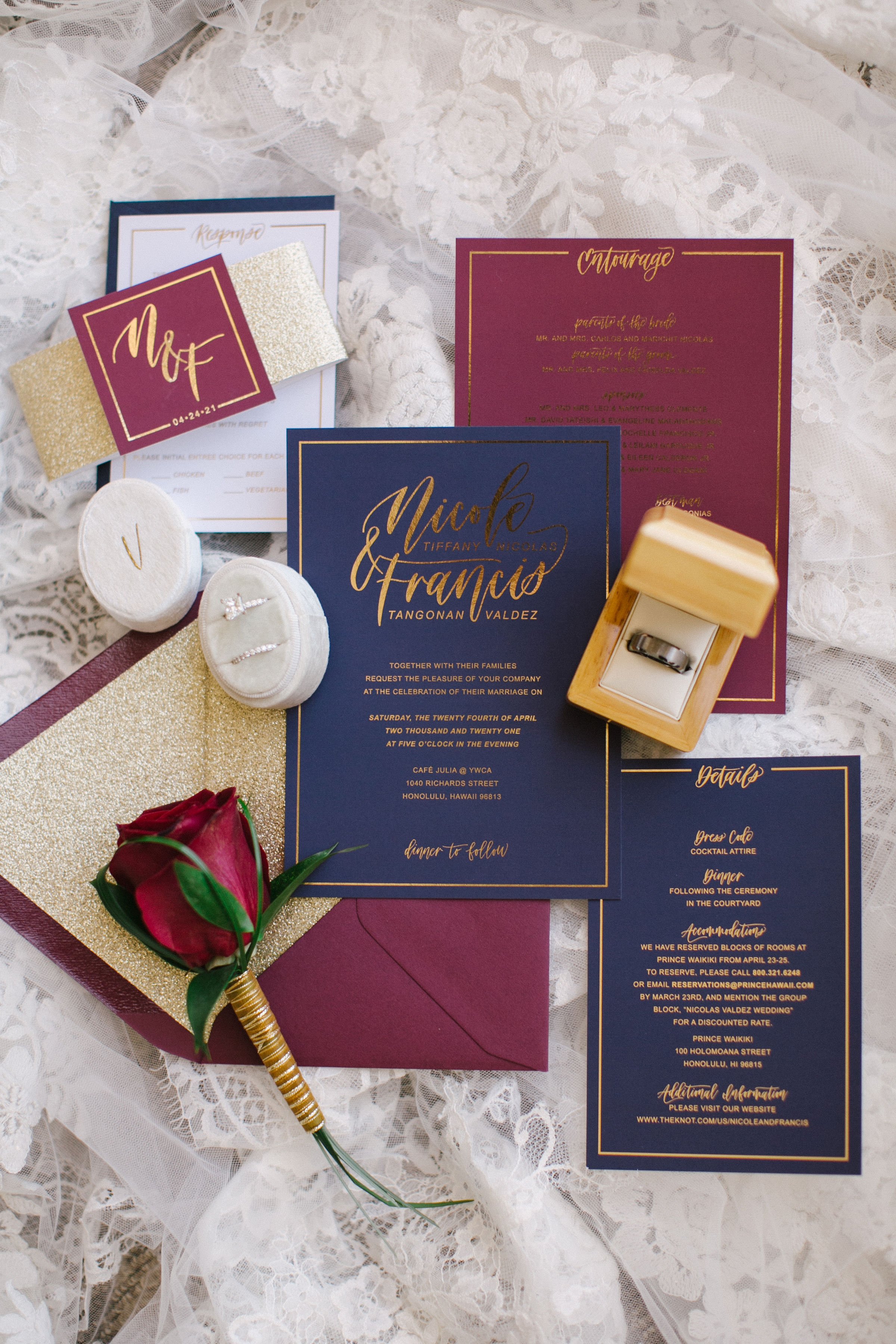 N+F Wedding Invitation Suite
Photography: Aria Studios