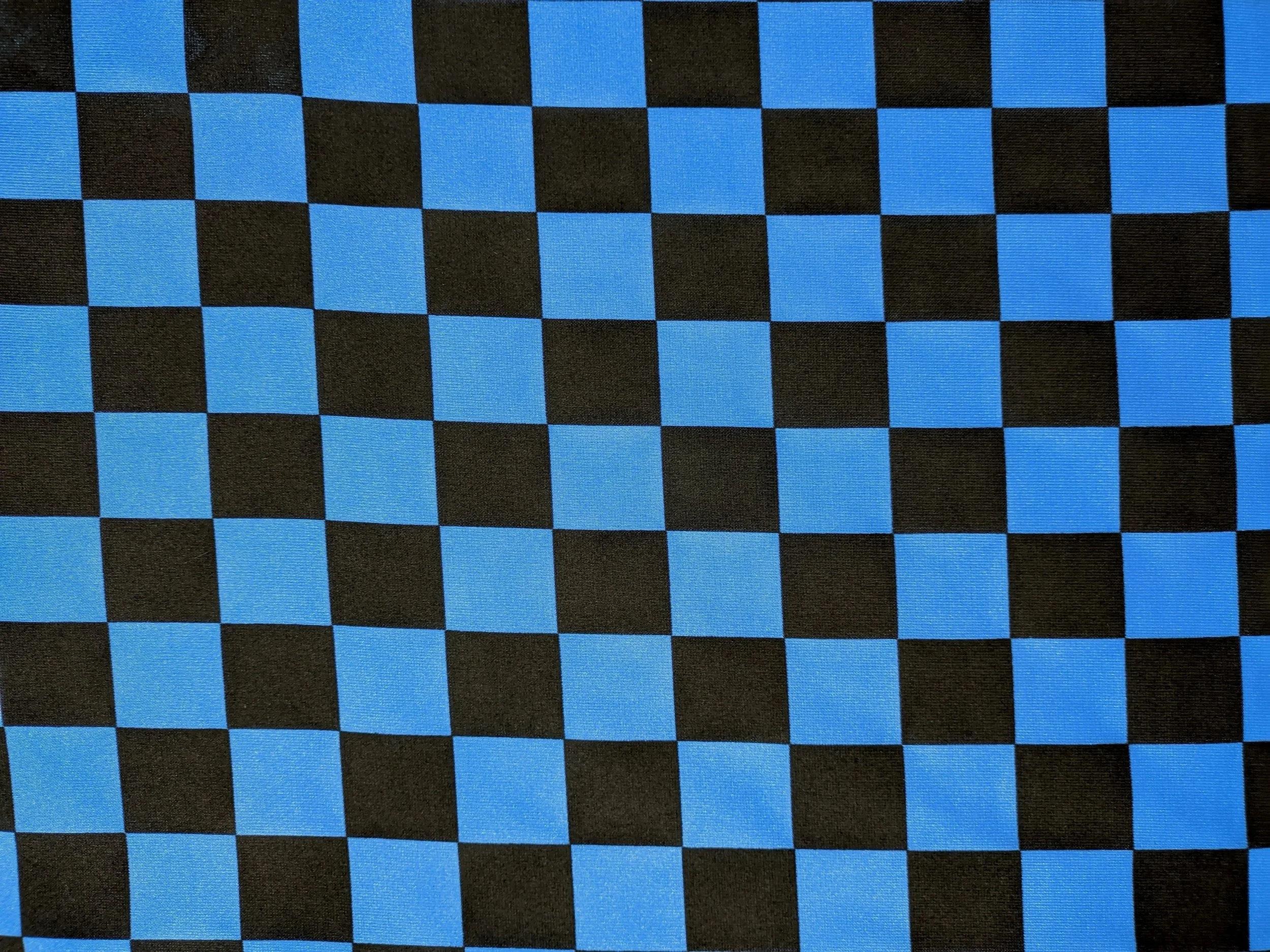 CUADROS AZUL Y NEGRO 3,5 X 3,5 CM