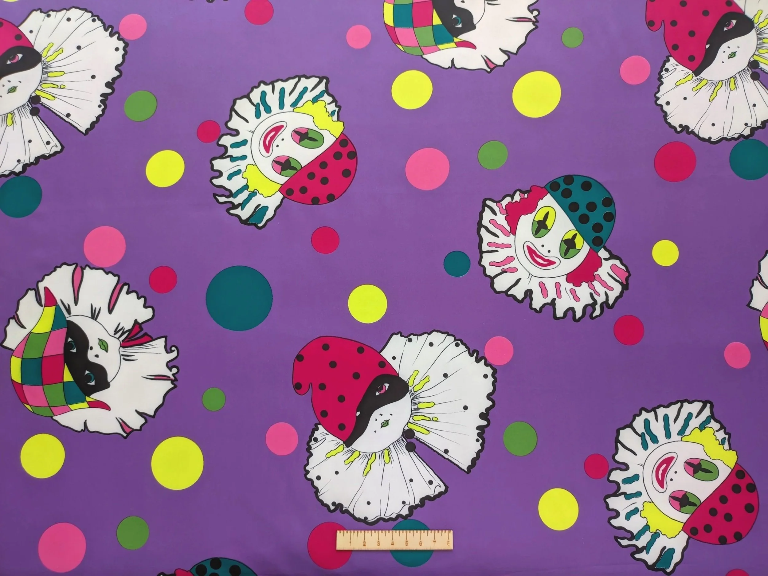 RASO ARLEQUÍN FONDO LILA