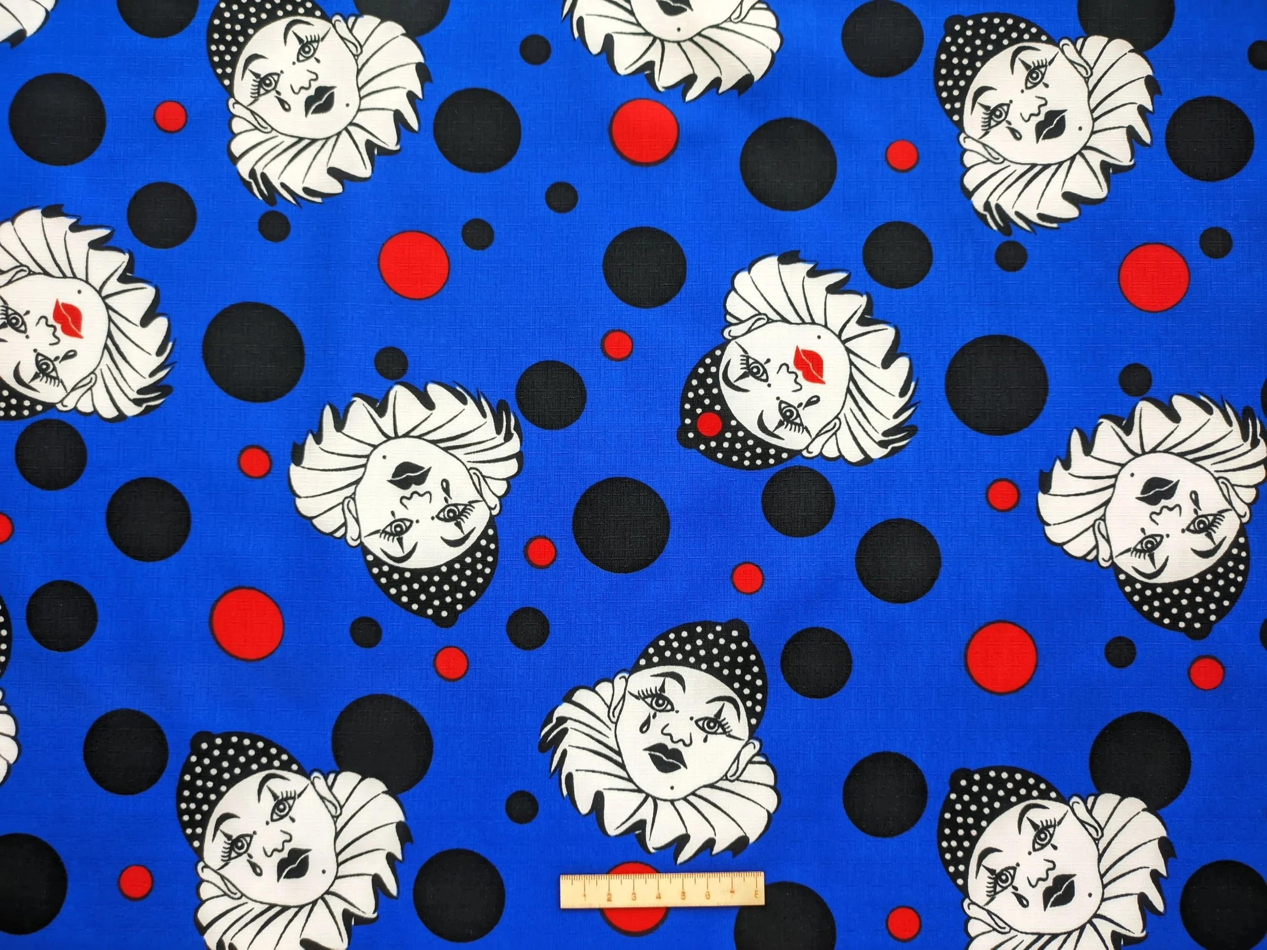 ARÑEQUÍN CON FONDO AZUL