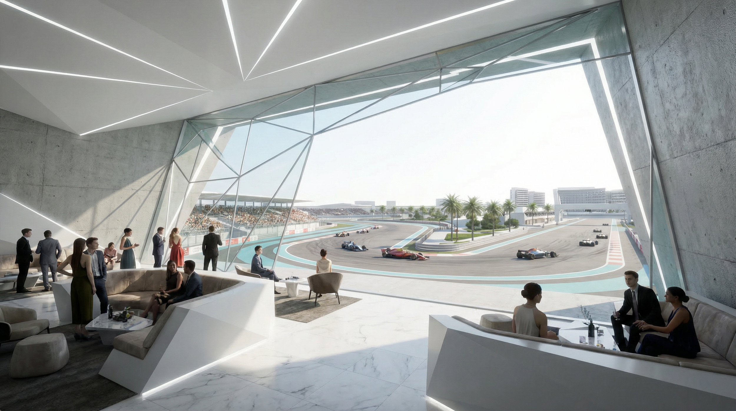 Formula 1 Gran Prix Modern Lounge designed by Marc Northstar