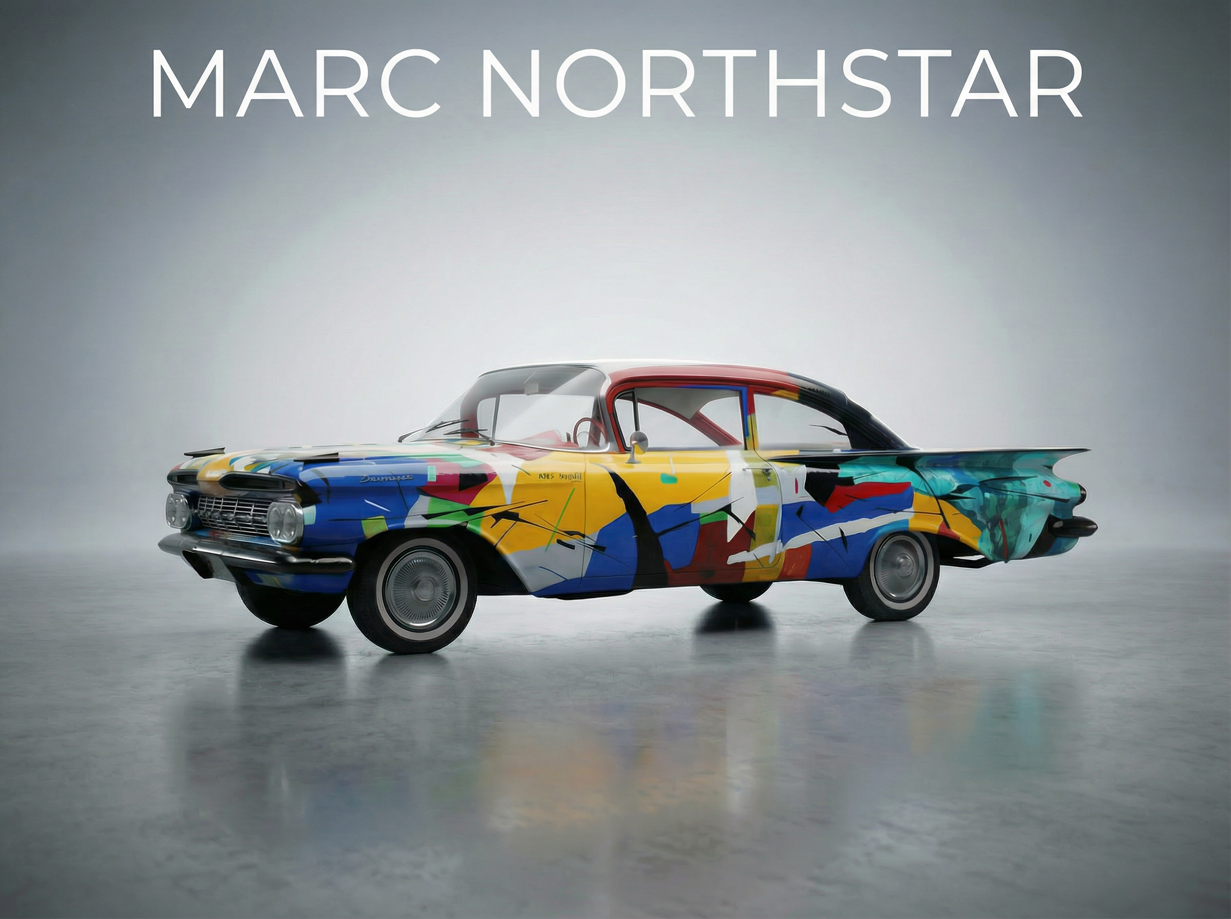 Chevy Impala painted by artist Marc Northstar