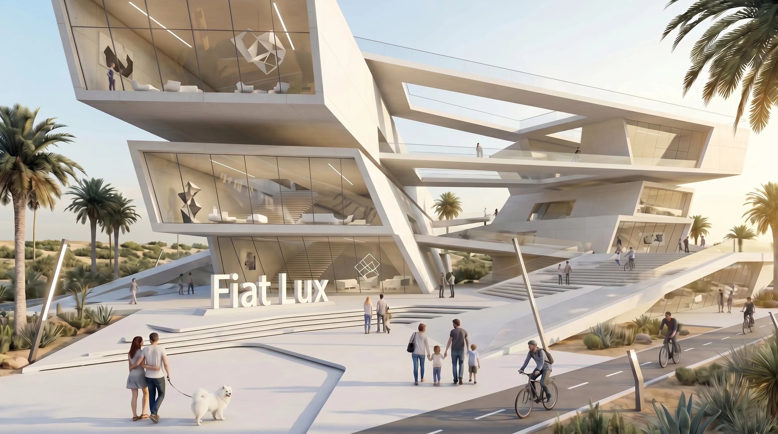 Modern undefined architecture designed by Marc Northstar