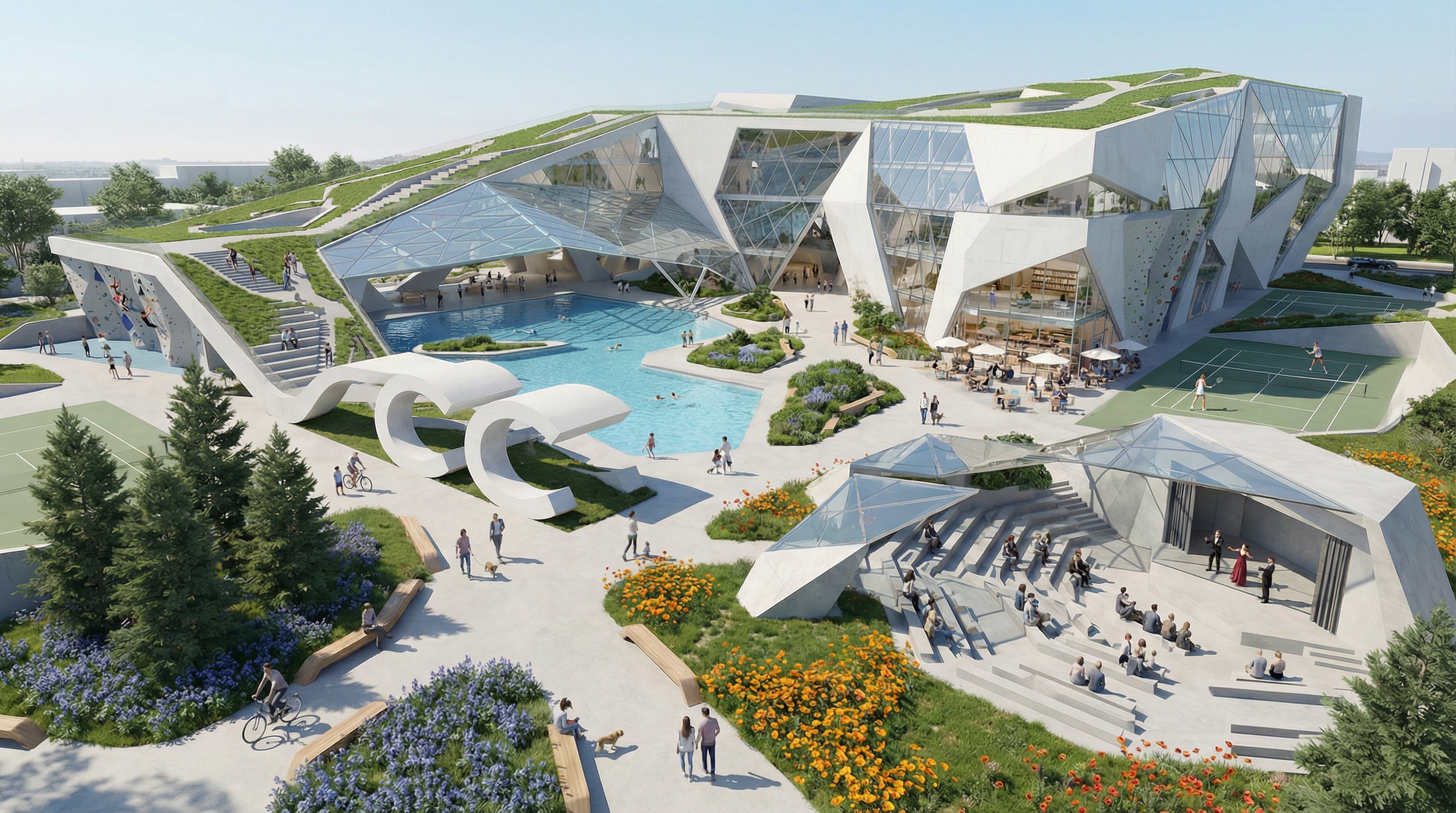 community center by architect Marc Northstar