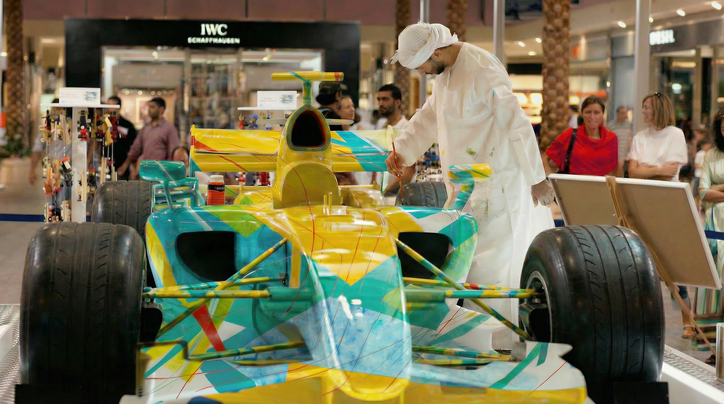 Ferrari Formula 1 designed and painted by American designer Marc Northstar