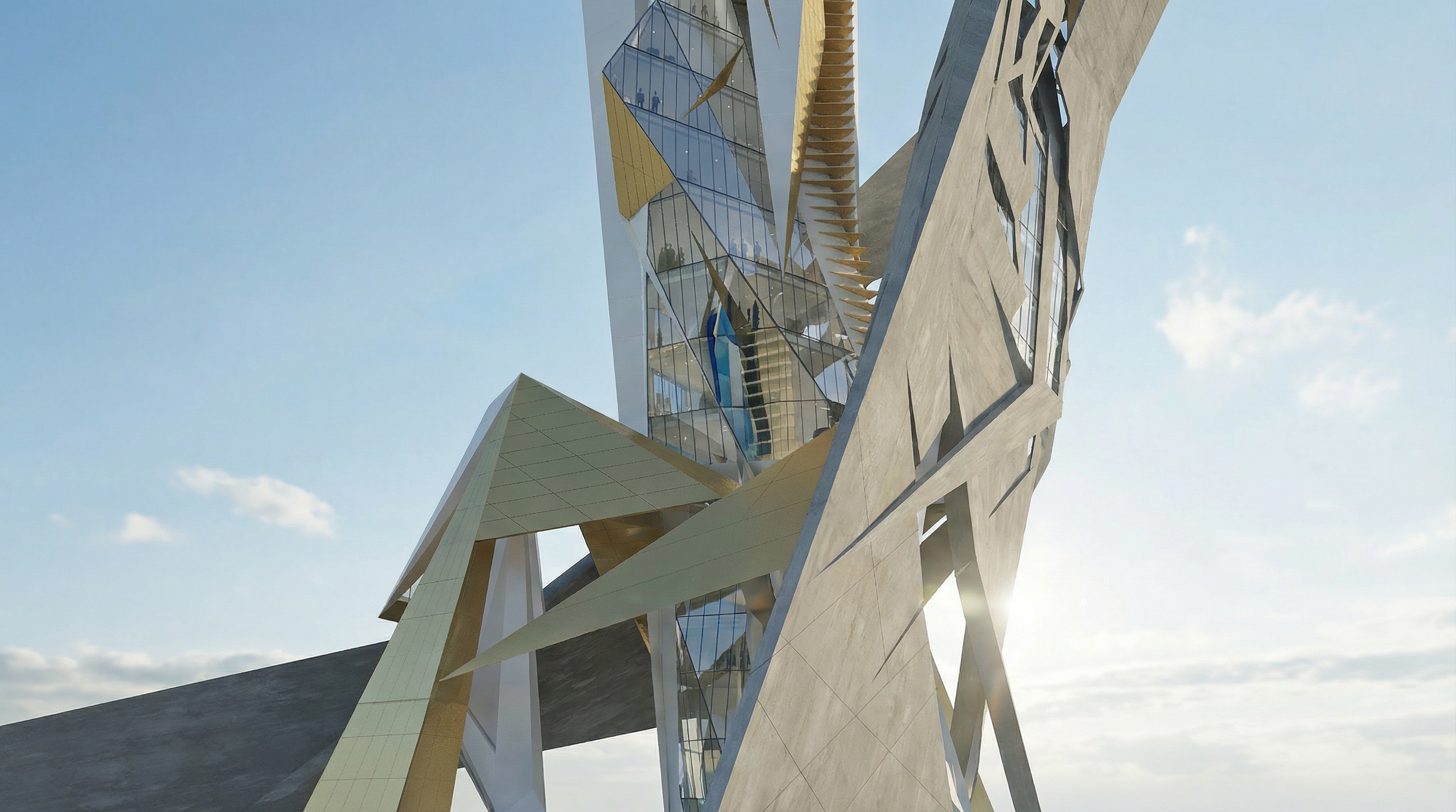 Signature designed tower by Marc Northstar