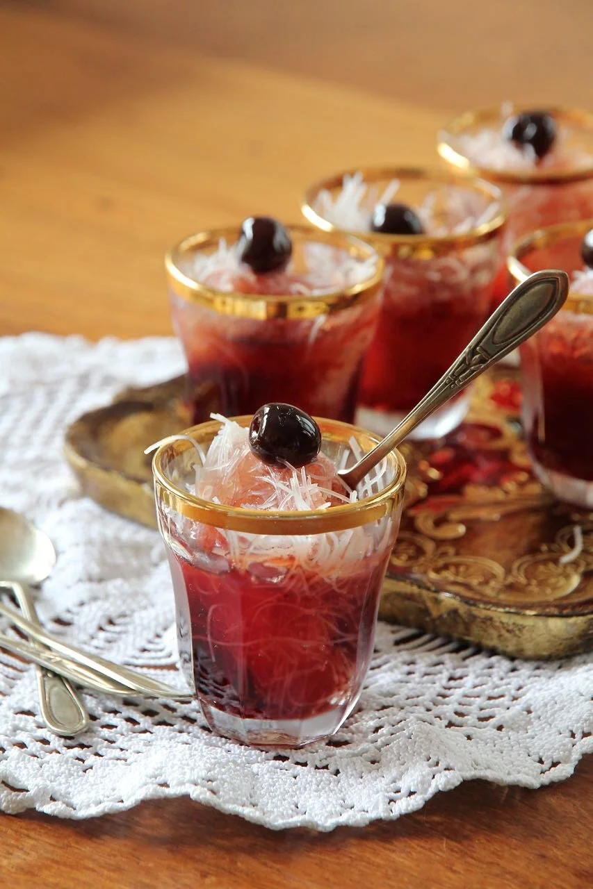 Faloodeh-persian dessert Pop Up Persia by British-Iranian Bristol-based astrologer and artist Beloved Sara Zaltash