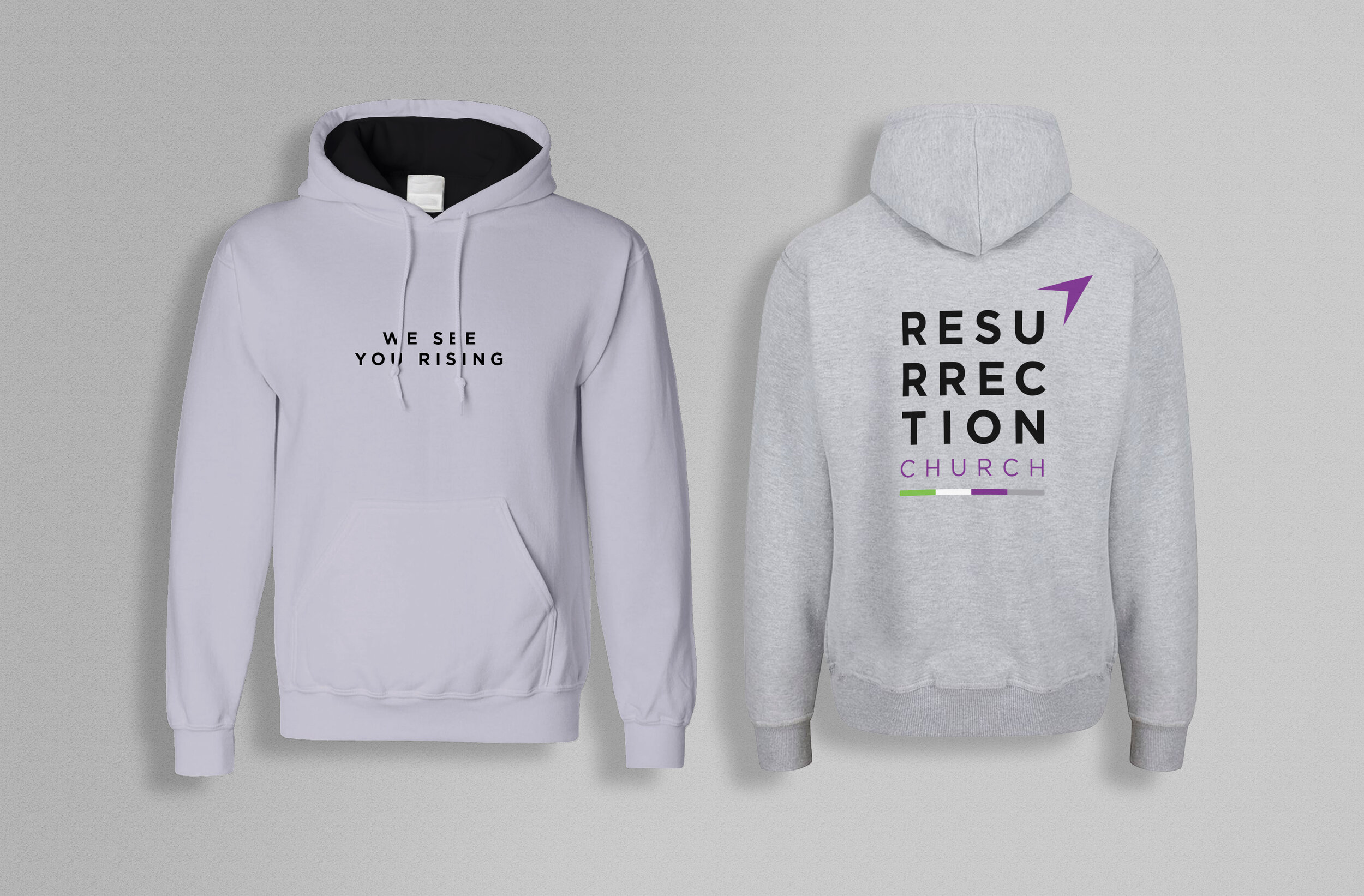 We See You Rising Sweatshirt (White)