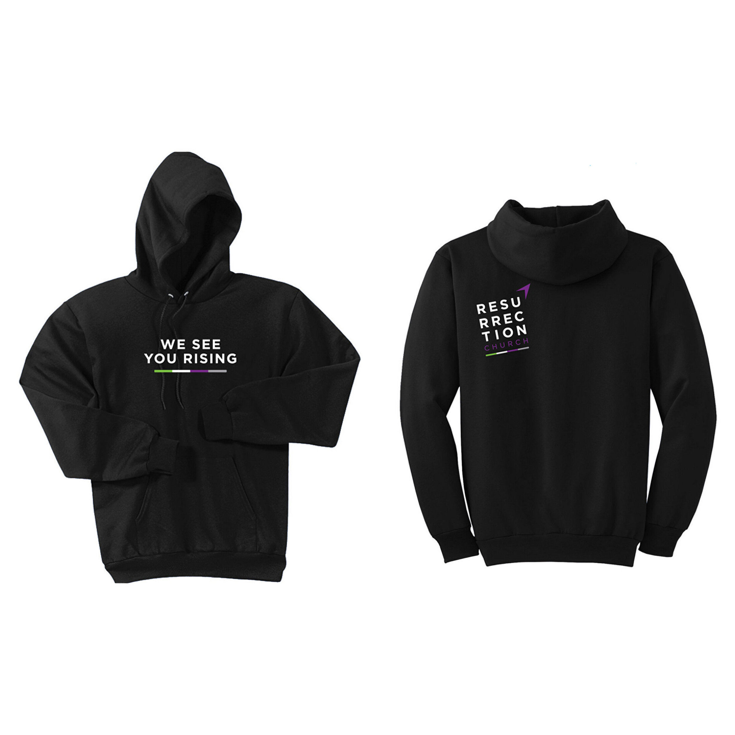 We See You Rising Sweatshirt (Black)