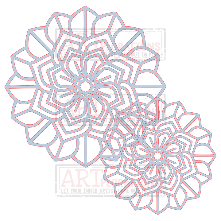 Honeycomb Delight Mini - ARTplorations Stencil — STAMPlorations