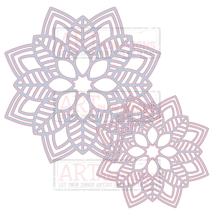 Honeycomb Delight Mini - ARTplorations Stencil — STAMPlorations