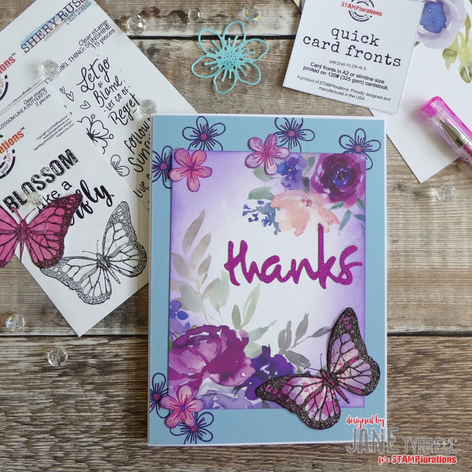 Blossom Like A Butterfly - Set of 2 Digital Stamps — STAMPlorations