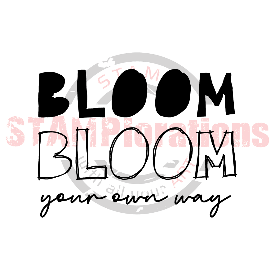 Simple Expressions: Bloom Clear Stamps