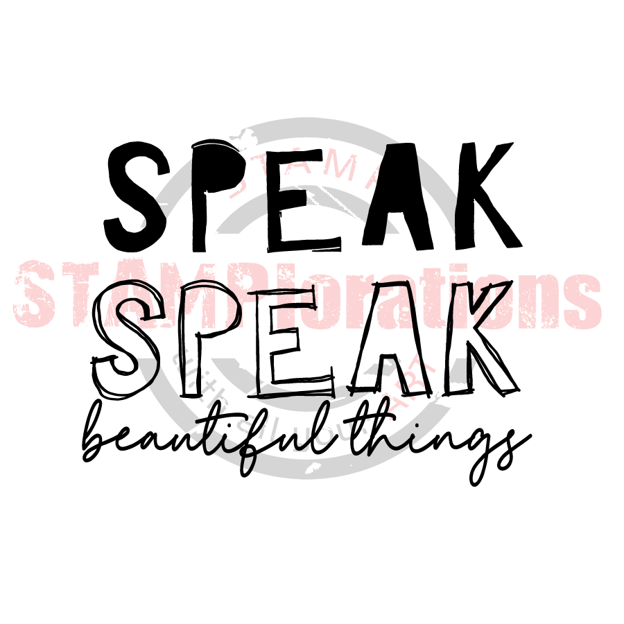 Simple Expressions: Speak Clear Stamps