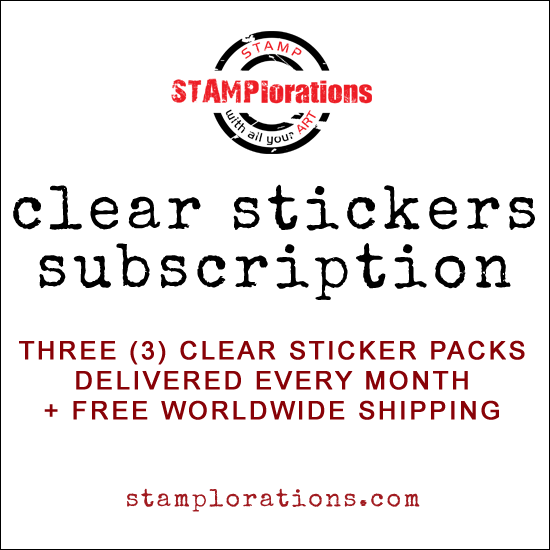 Clear Stickers Subscription - 3 Clear Sticker Packs ($21 value) + Free Worldwide Shipping