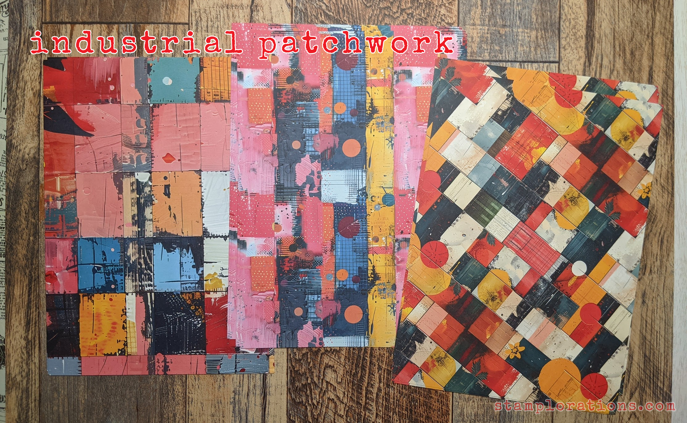 Industrial Patchwork - Available starting March 15
