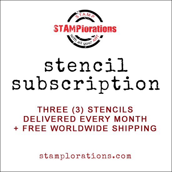 Stencil Subscription - 3 Stencils ($21 value) + Free Worldwide Shipping
