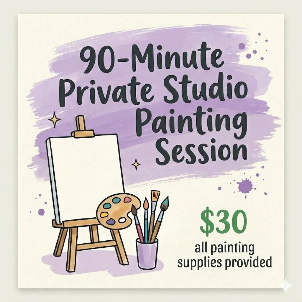 Private 90-Minute Studio Painting Session
