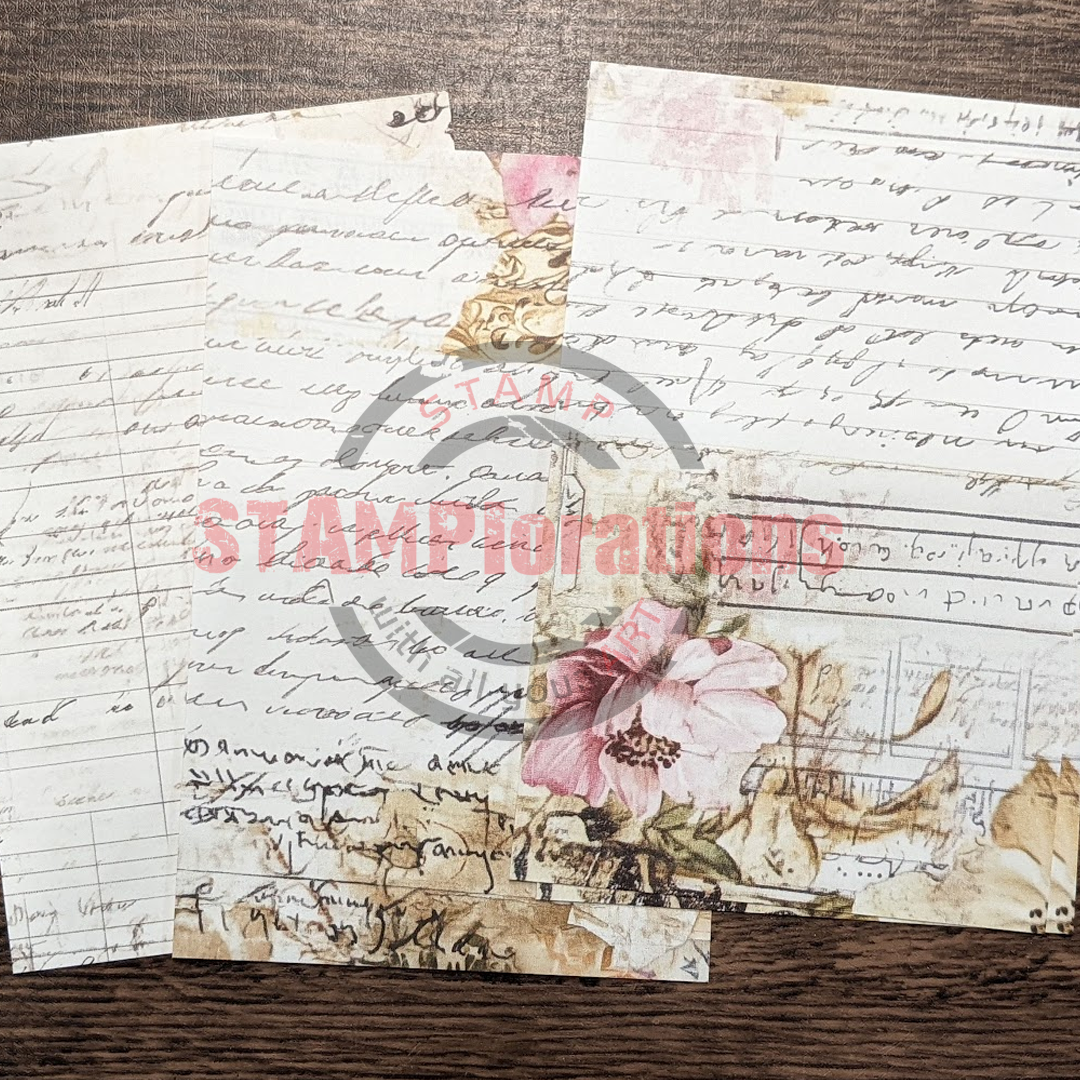 Old Letters Pocket Backdrops