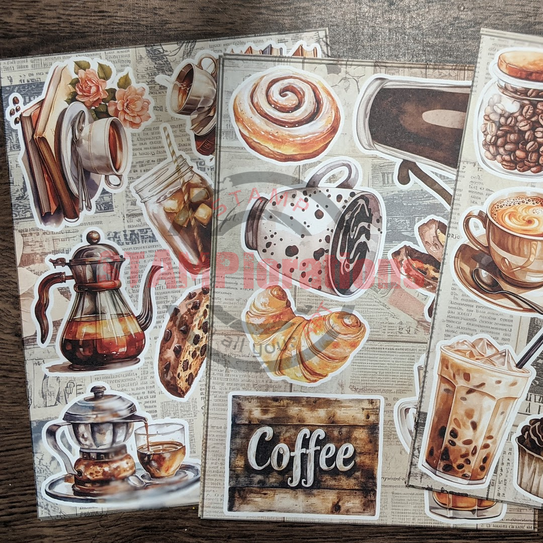All Things Coffee Ephemera Cut-Outs