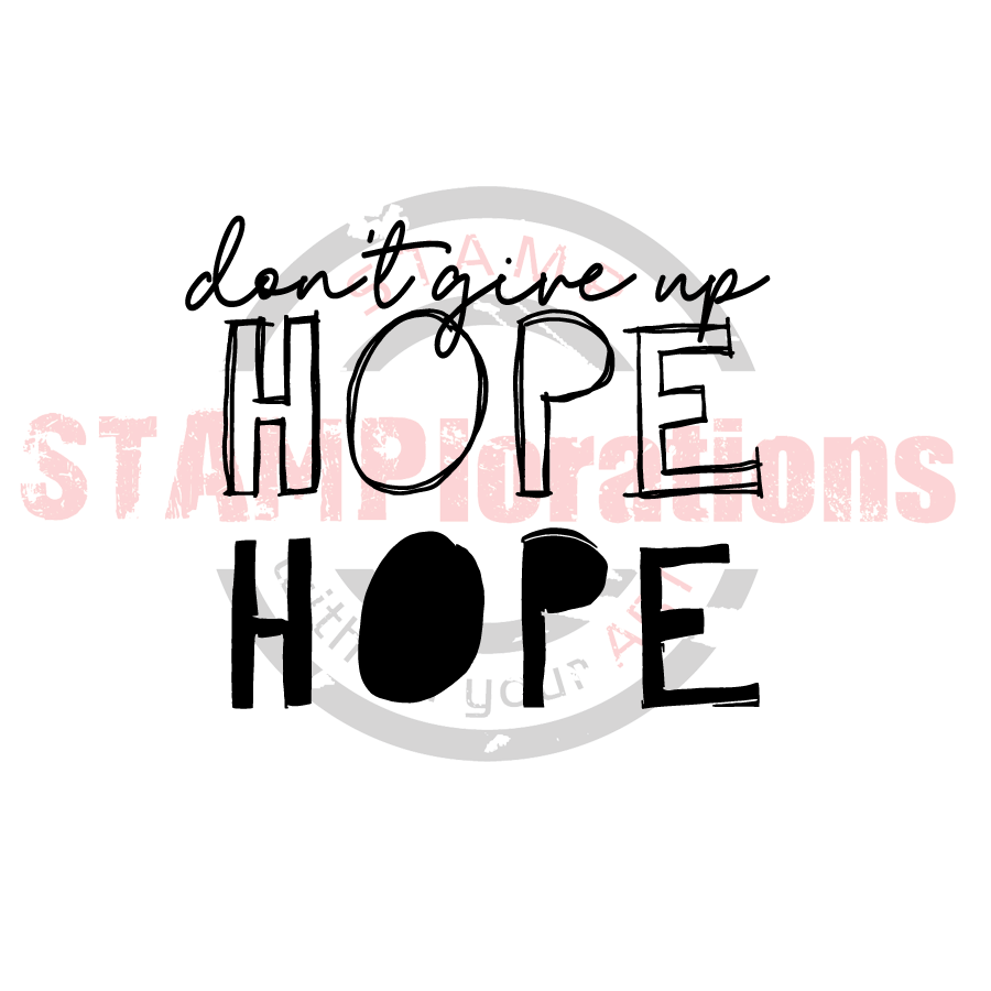 Simple Expressions: Hope Clear Stamps