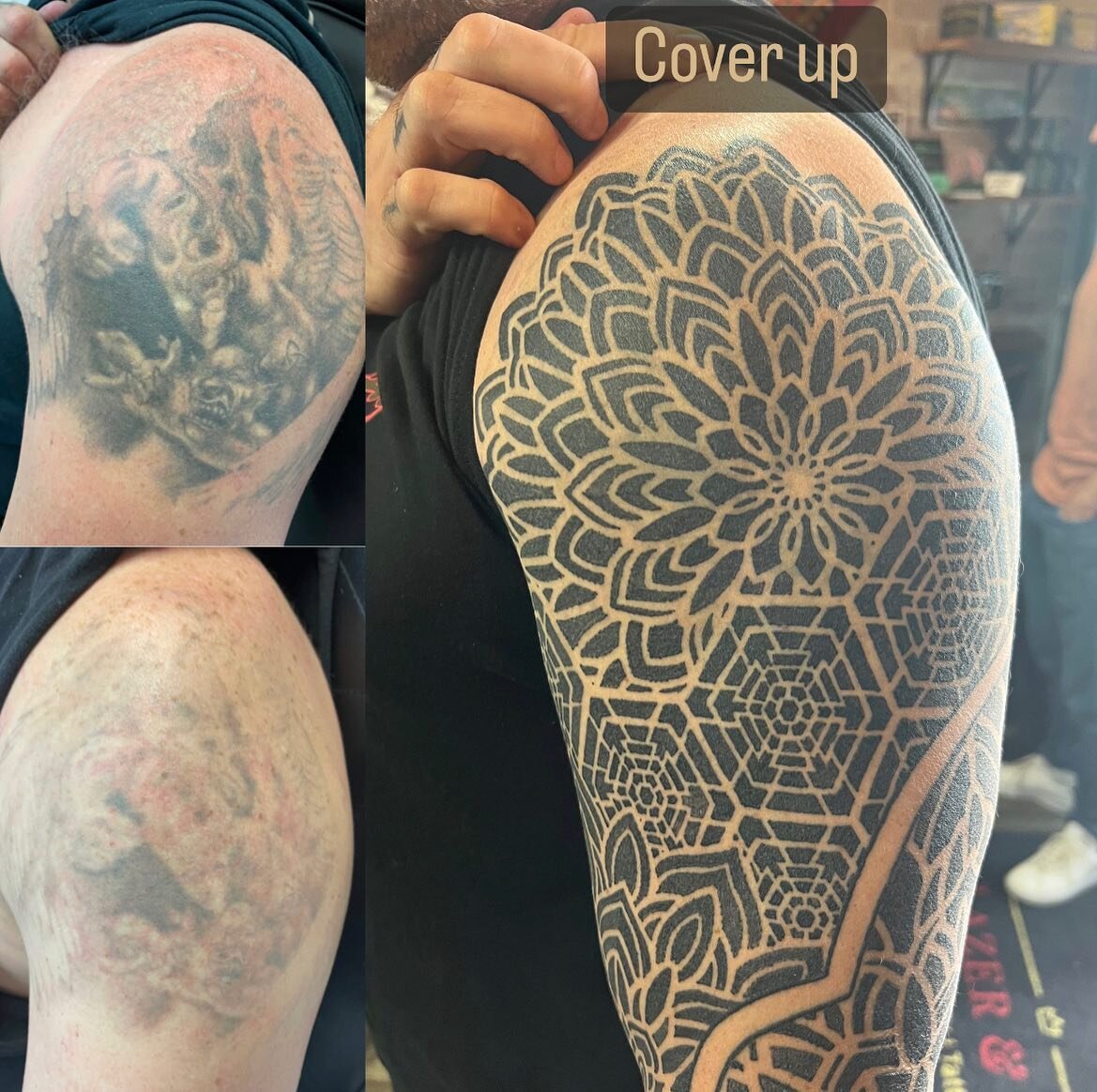 A cover up for one of our clients. This tattoo required 3 sessions to lighten to this affect.
.
.
.
.
#lazerandco #lazer #laser #lasertattooremoval #tattooremoval #tattooremovalspecialists #tattooremovalbeforeandafter #sunshinecoast #sunshinecoastbus