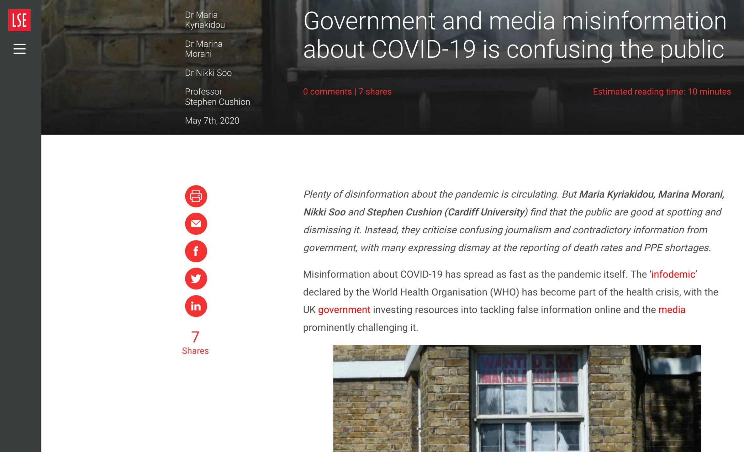 Government and media misinformation about COVID-19 is confusing the public