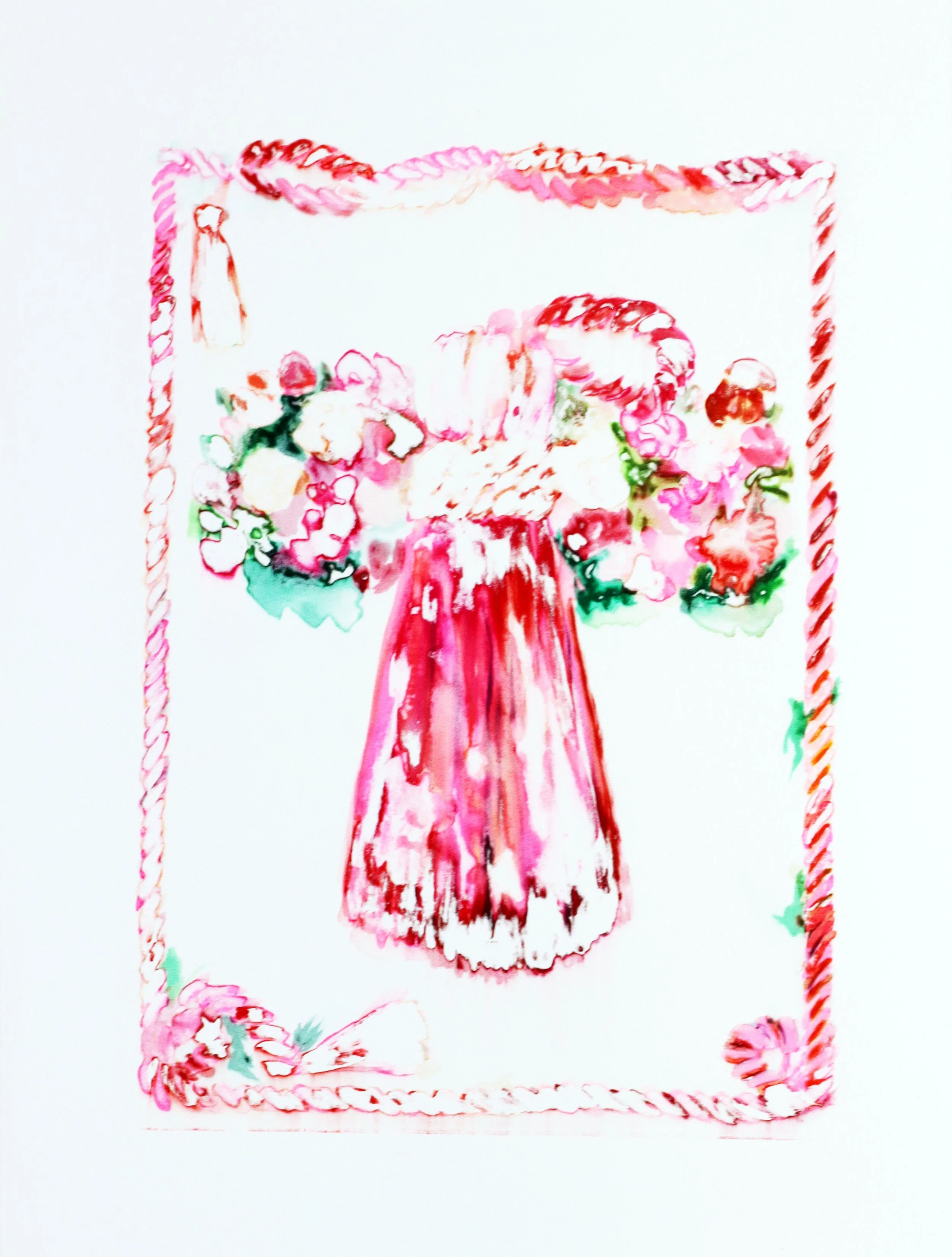 Festoon in Pink (dark), 2025