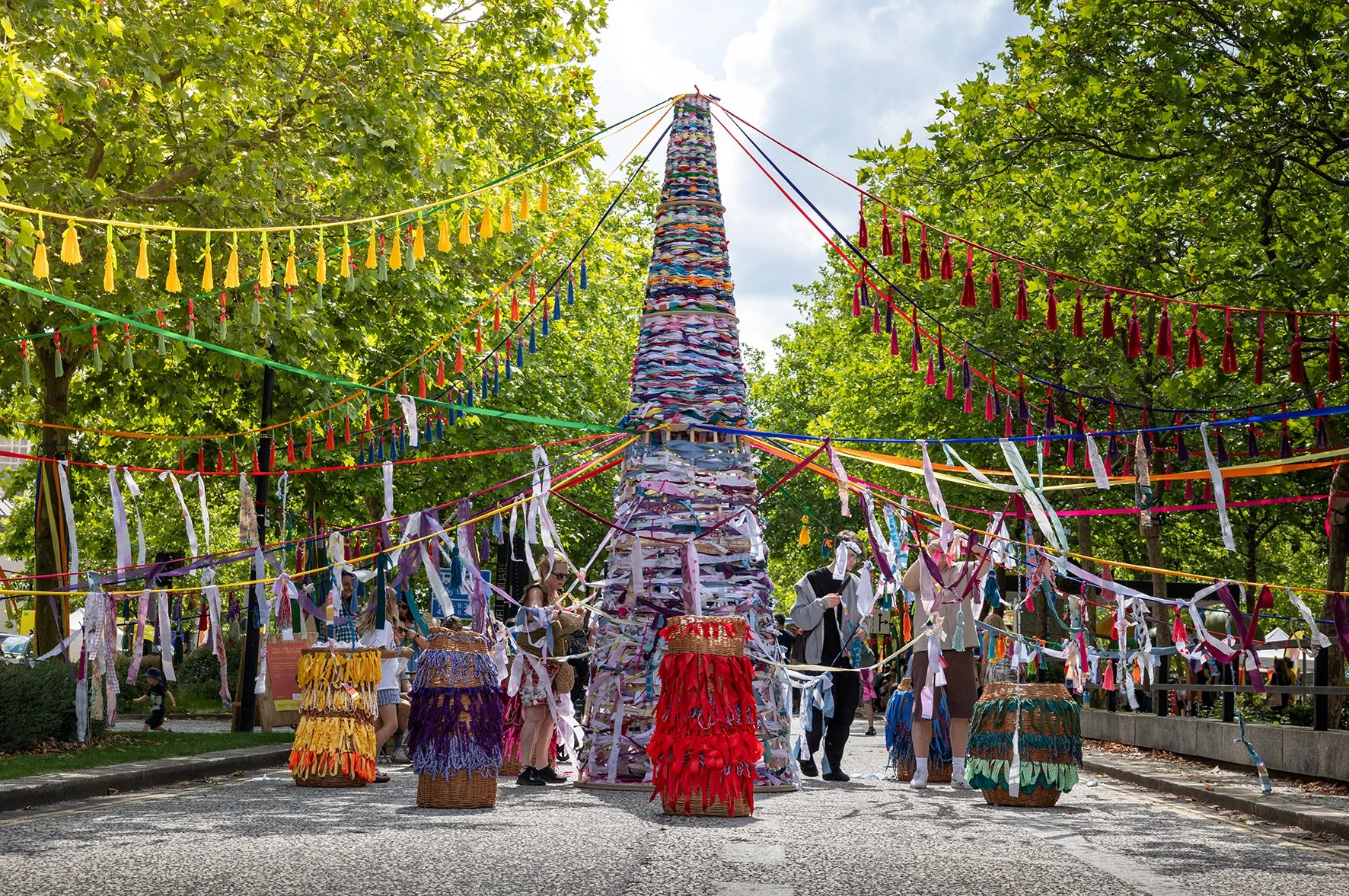 Wound and Woven Maypole, Midsummer Festival, Milton Keynes, 2026
