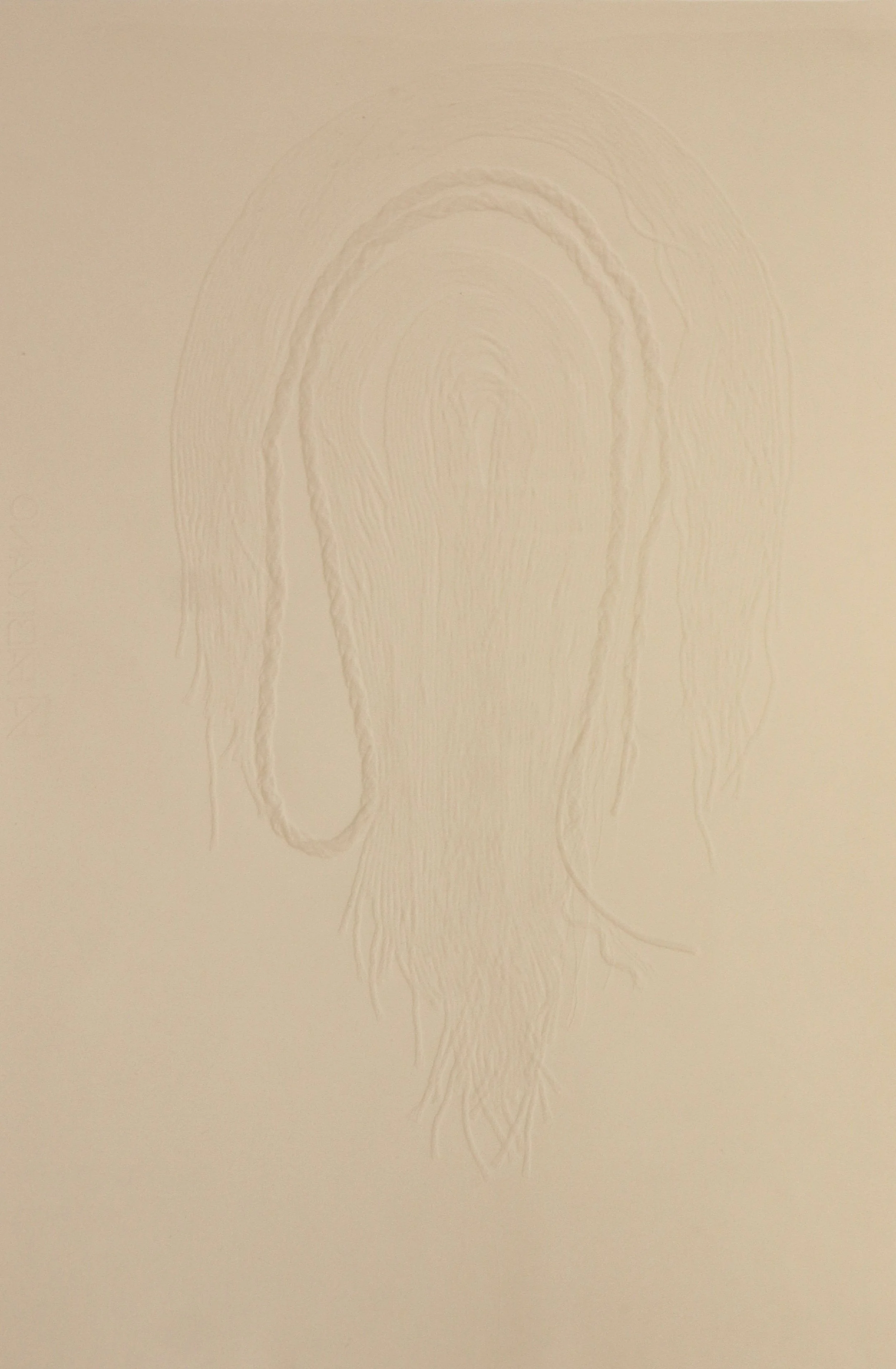 Tassel and coils (emboss), 2025