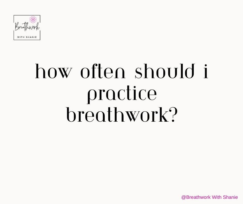 &ldquo;How often should I practice Breathwork&rdquo; is a question I get asked quite regularly. I encourage my clients to practice the Breathwork technique at home, on their own, either every day OR when they feel called to. The only caveat I have is