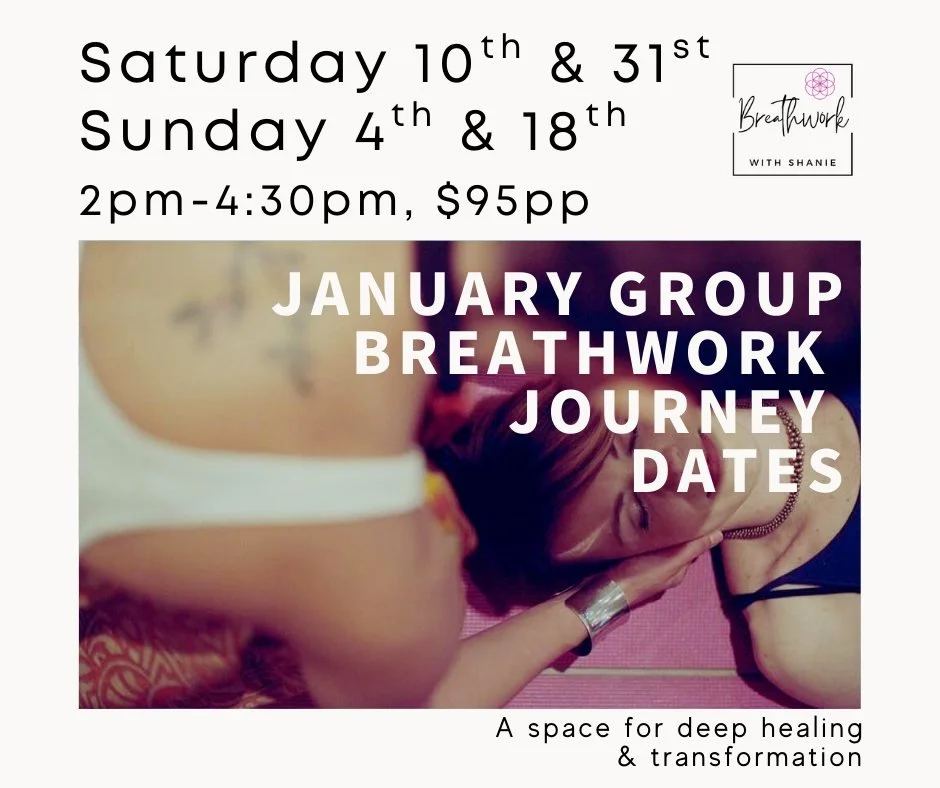 ✨ January Group Breathwork Journeys 

Start the new year by reconnecting with yourself in a deeply intentional way. Each January group holds a unique theme to guide your inner exploration:

🌱 Sunday 4th &mdash; Creating &amp; Calling Forth the New
B