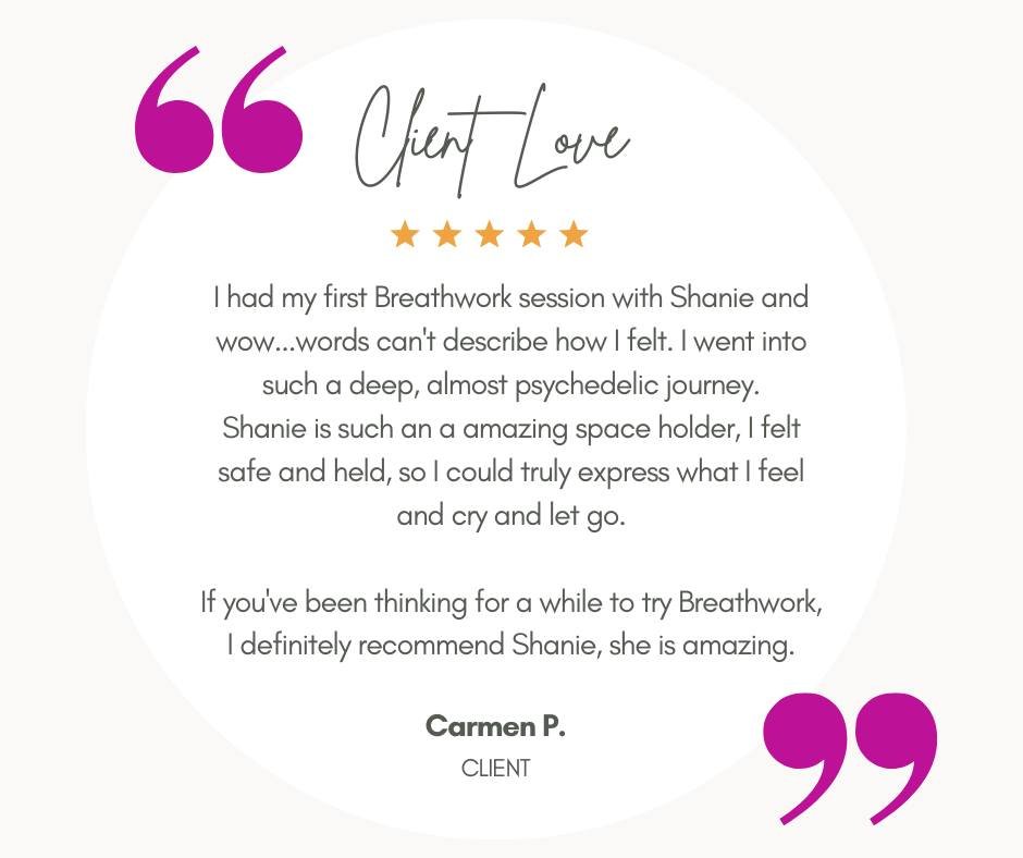 Client Love 💜
Deep gratitude for the trust.

If you&rsquo;re feeling called, trust it. 🔗Link in bio 

#breathwork #clientlove #breathworkperth #trustit #lovethiswork #letitgo #emotionalhealing #feelit #healiit #spiriuality #awareness #awakening #en