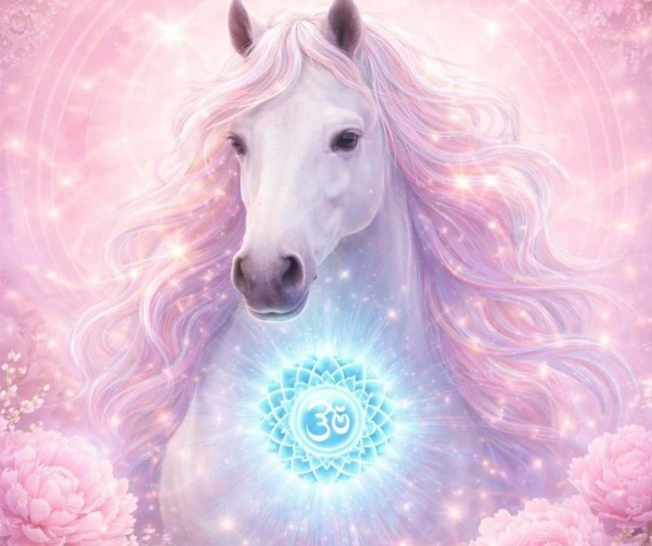 🐎 Year of the Horse &amp; the Throat Chakra 🩵

The Year of the Horse carries powerful energy of freedom, movement, and truth.
It asks us to run toward authenticity &mdash; not away from it.

This year is deeply connected to the throat chakra, the c