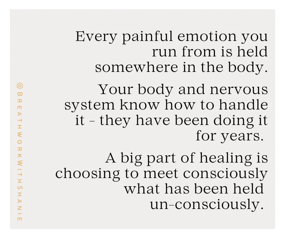 Breathwork gently makes the unconscious conscious &mdash;
bringing what&rsquo;s been held into awareness, so it can finally move, soften, and integrate.

You don&rsquo;t need to force healing.
You simply need to be willing to meet what&rsquo;s ready.