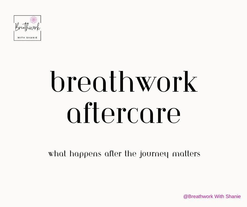 Breathwork Aftercare - what happens after the journey matters. 🌟

Breathwork isn't about making something "go away". It's about using the breath to gently bring unconscious emotional material to the surface - so you can meet it, rather tha
