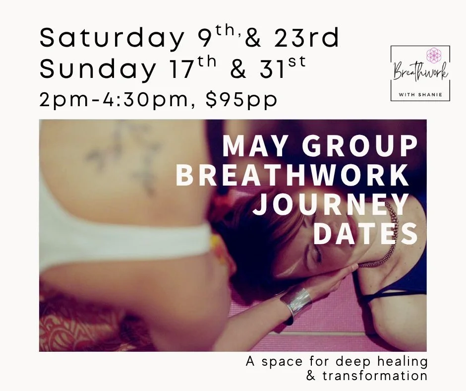 Group Breathwork Journeys &ndash; May Dates Now Open ✨

Join me for an intimate and deeply supportive breathwork experience, designed to help you explore your inner world through conscious connected breathing.

🕊 Small group setting &ndash; only 4 p
