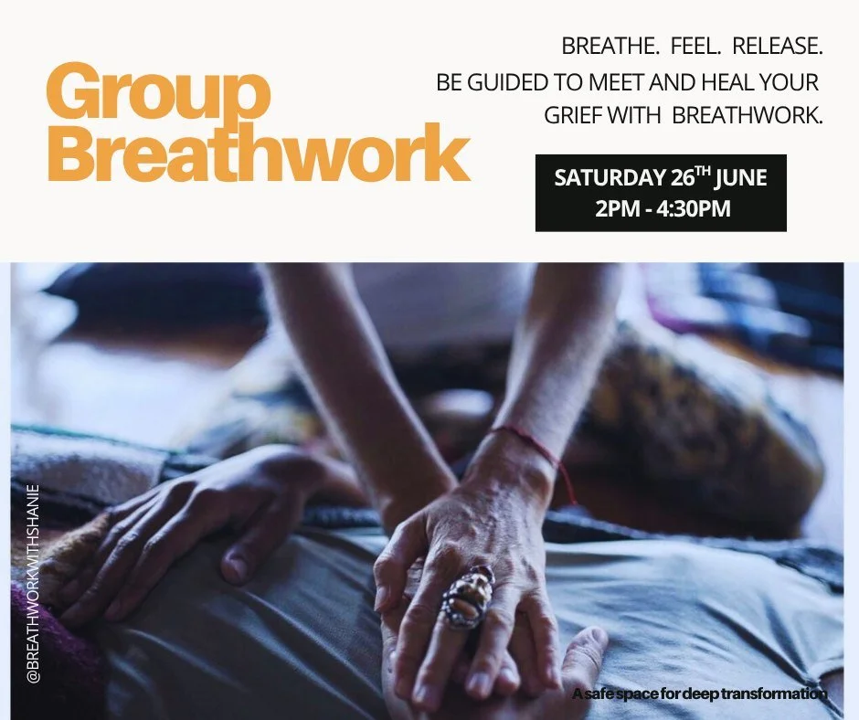 ✨ Need to exhale after a big week? ✨

If life has felt heavy, busy, emotional, or you've simply been carrying too much... this is your invitation to let it go.

Join me this Saturday | 2:00pm&ndash;4:30pm for an intimate Shamanic Breathwork Journey w