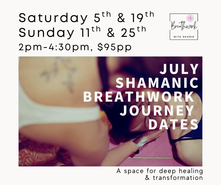 ✨ Shamanic Breathwork | July Group Sessions ✨

Needing to exhale?

If you've been carrying more than you've realised, feeling disconnected from yourself, or simply craving a space where you don't have to hold it all together, I'd love to welcome you.