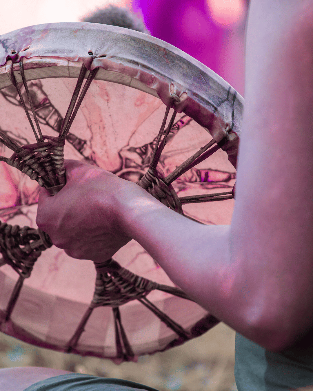 Woman Drumming