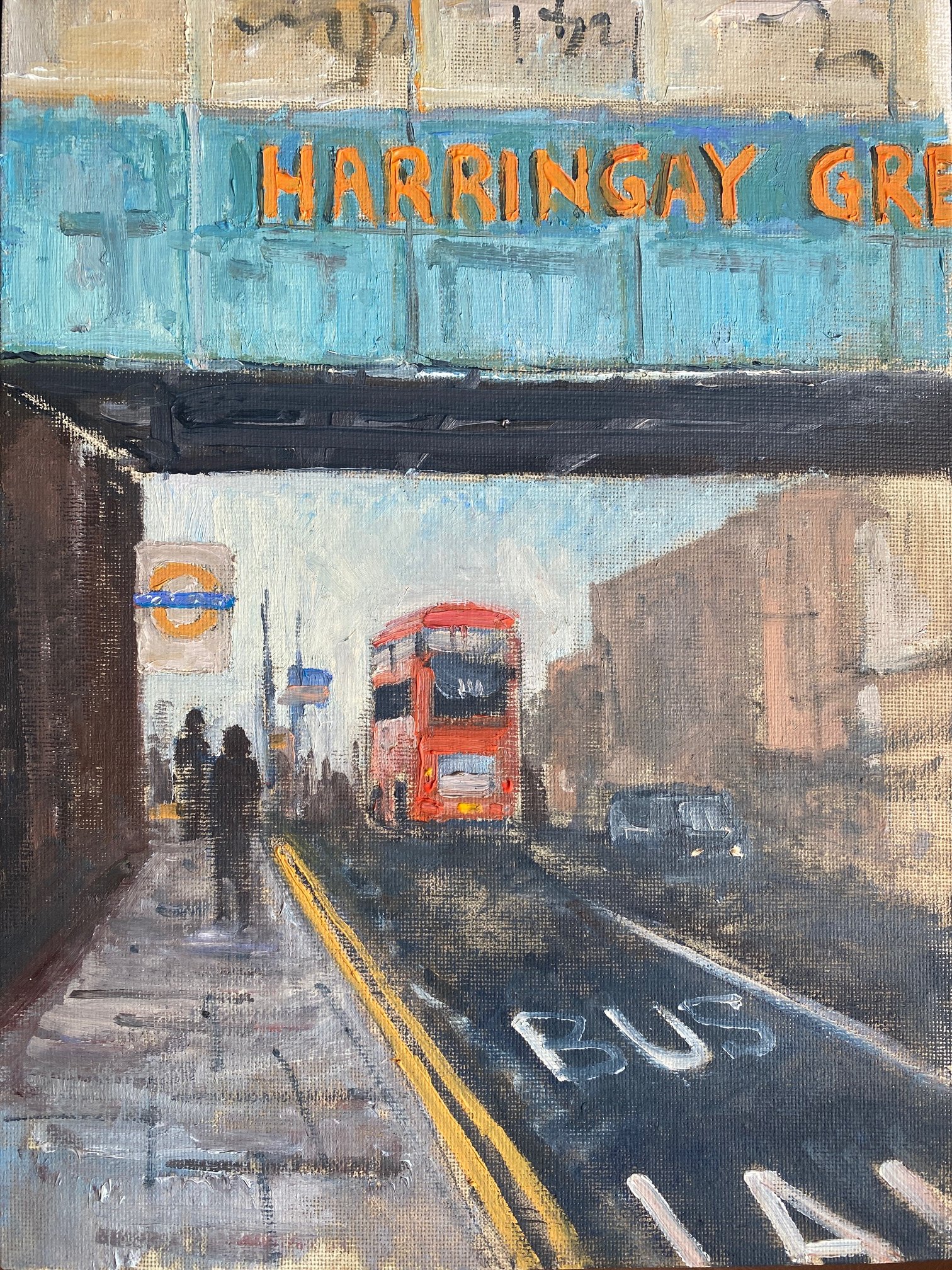 London city oil paintings by Jacob Brown