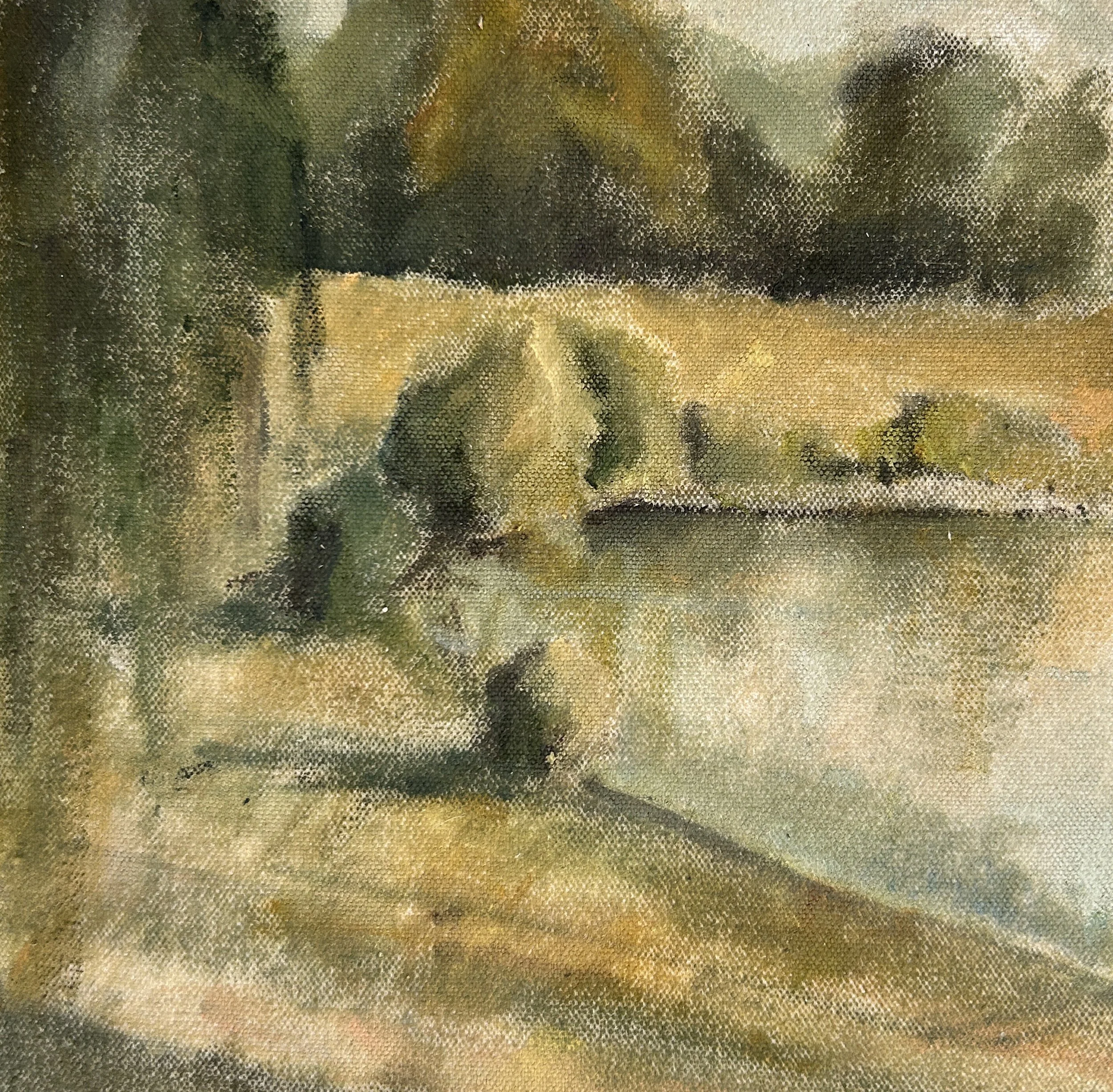 Edge of boating lake 