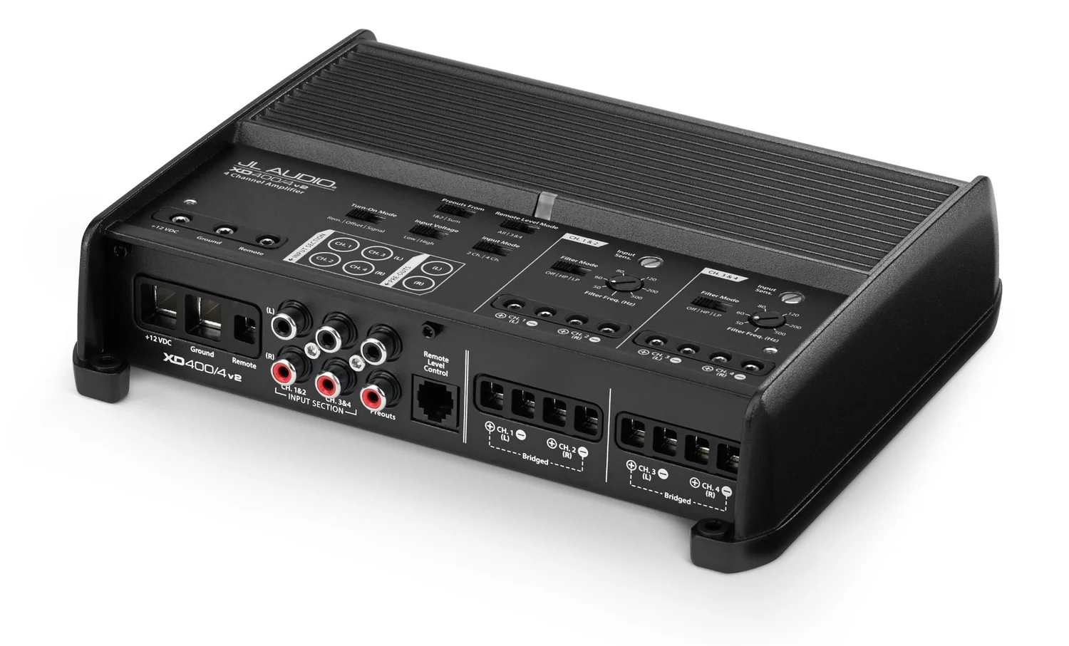 JL Audio XD400/4 4 Ch. Class D Full-Range Amplifier, 400 W V2