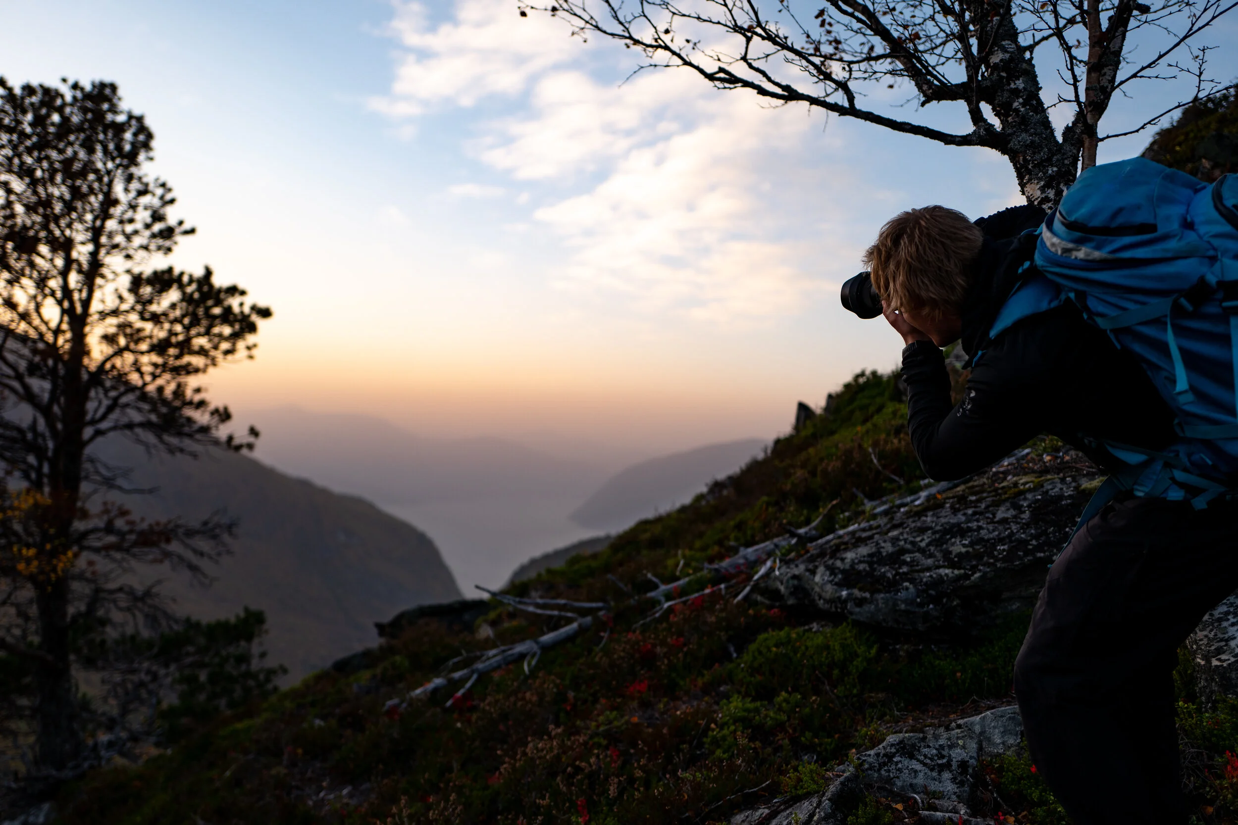 På vei ned fra Blåhornet ned til Kilstisætra